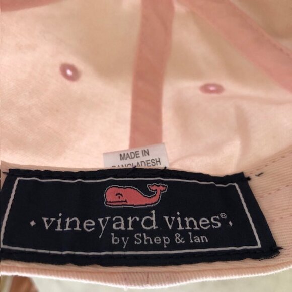 VINEYARD VINES Classic Logo Baseball Cap Pink - Picture 14 of 16